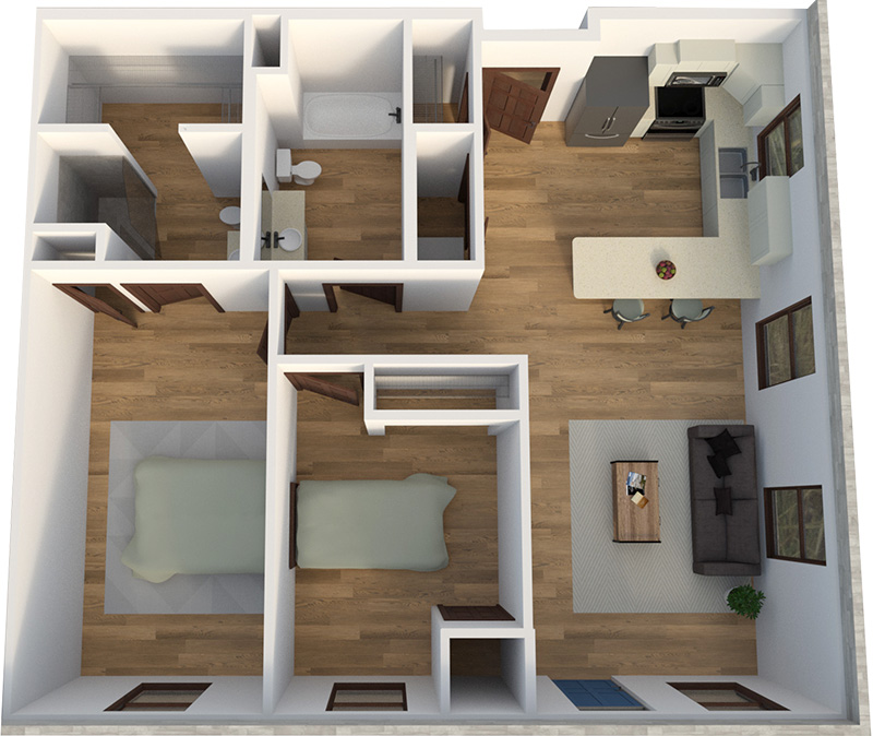 Eau Claire floorplan